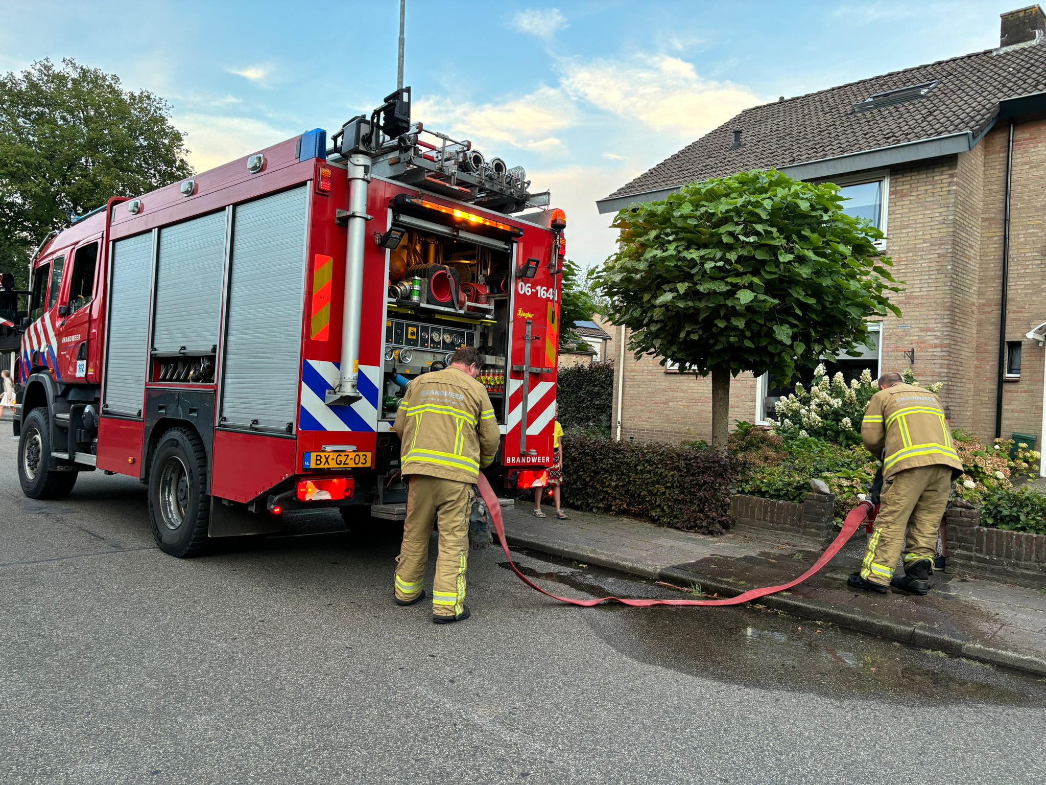 Foto: Brand door vaatwasser: "brandweer voorkomt erger"