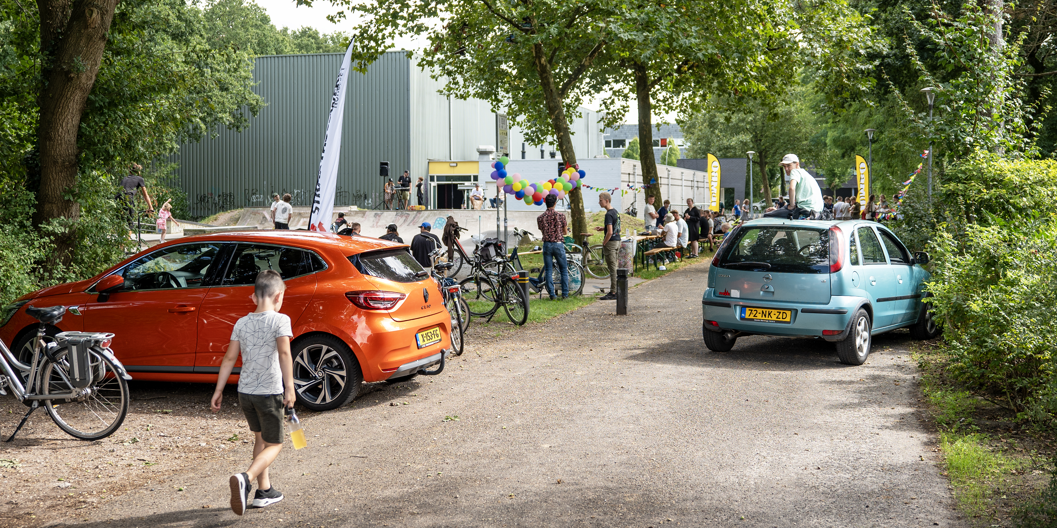 Foto: Gemoedelijke sferen en sportieve uitdagingen bij Skatepark Feitenhof