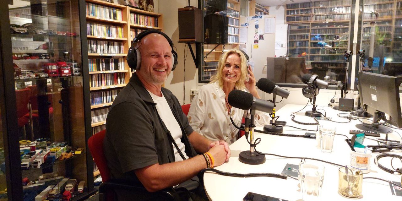 Foto: Edward Zeevat en Natasja Froger over Tour du ALS: ‘Mensen krijgen een doodsvonnis’