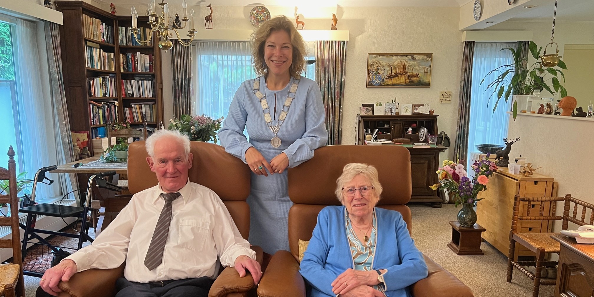 Foto: Briljanten echtpaar Ruighaver viert 65 jarige trouwdag