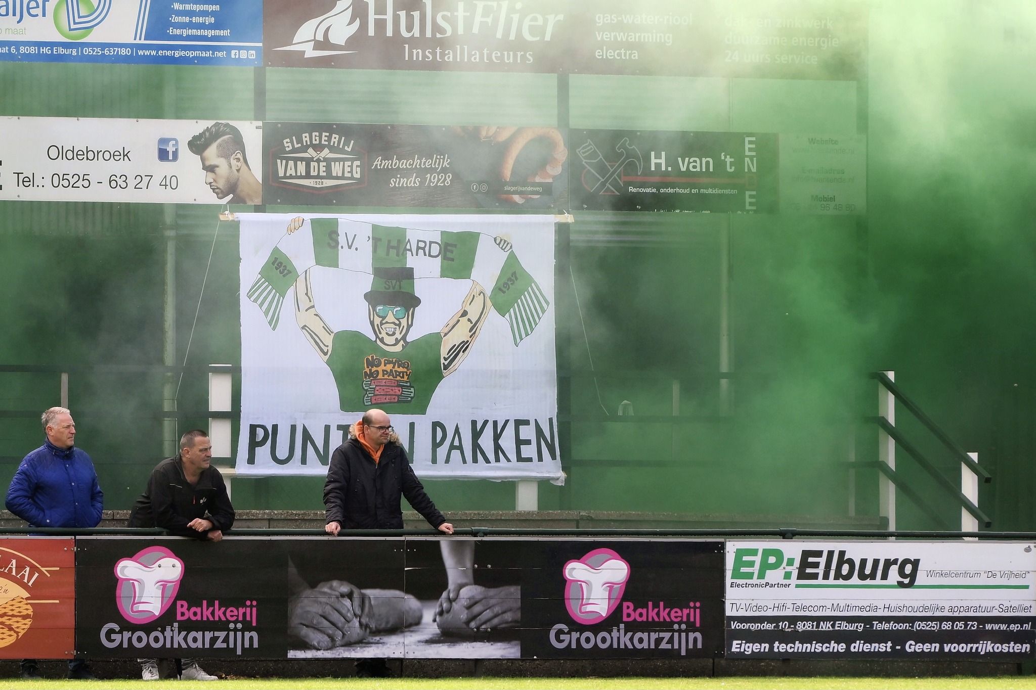 Foto: S.V. ’t Harde wint eerste derby van het seizoen