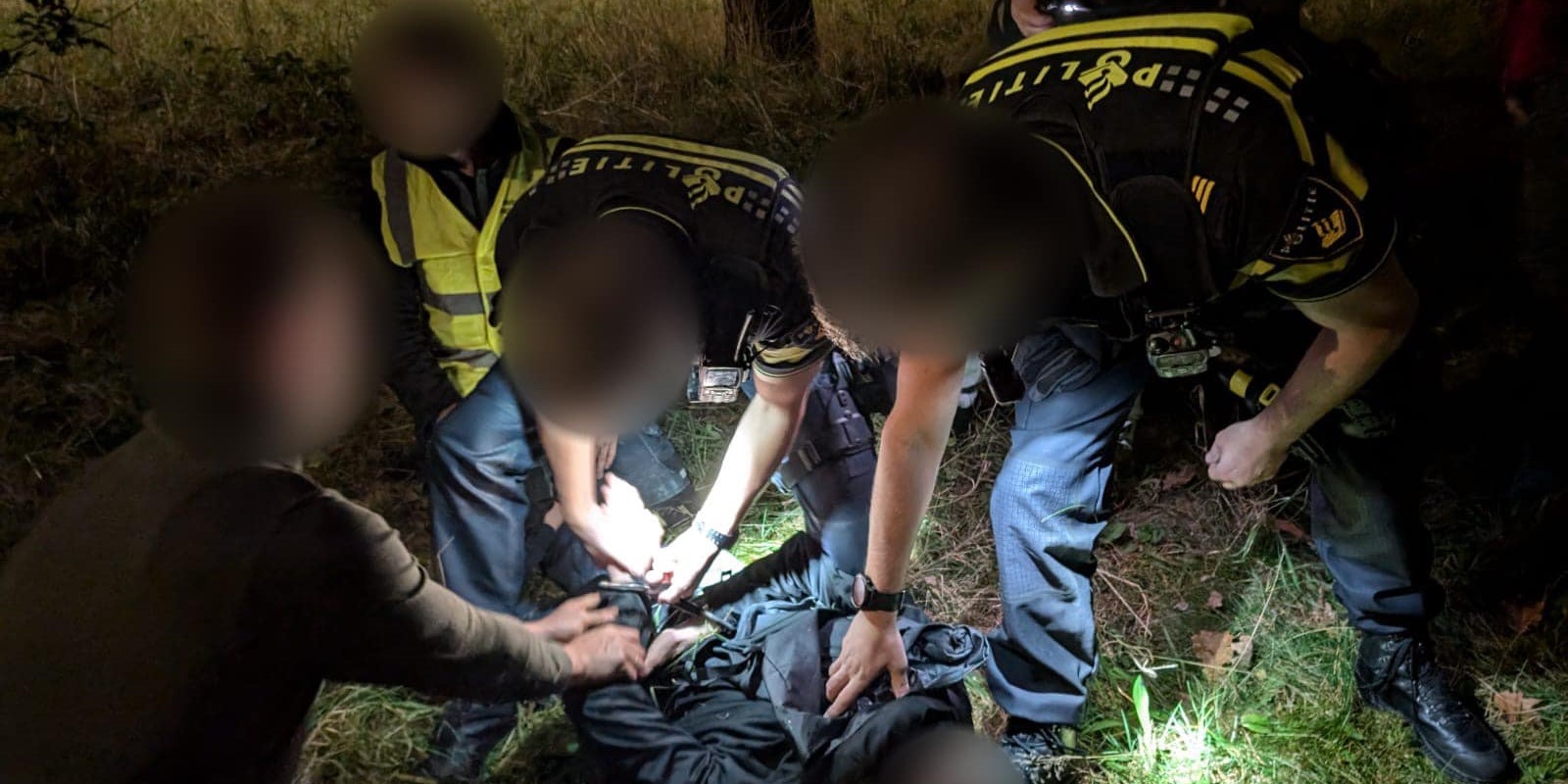 Foto: Aanhouding na heterdaad fietsendiefstal