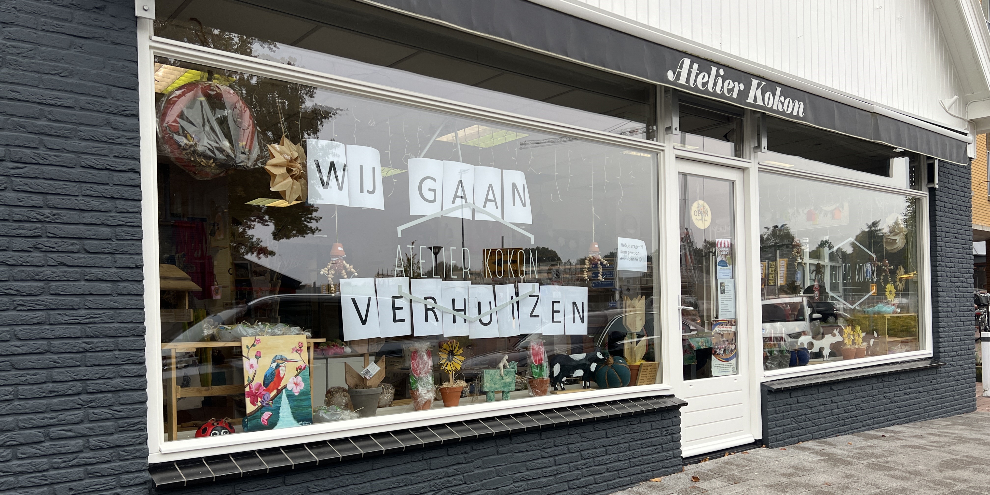 Foto: Atelier de Kokon gaat verhuizen