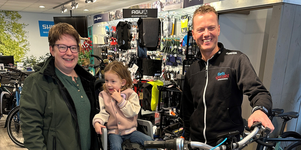 Foto: Met behulp van crowdfunding en het hulpfonds kan Marianne weer fietsen