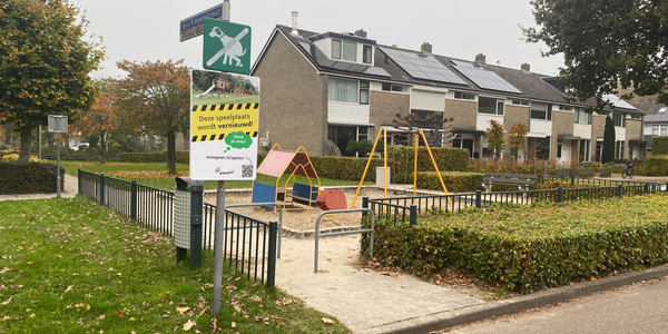 Foto: Gemeente Nunspeet start met het vernieuwen van speelplekken: groener, natuurlijker en aantrekkelijker