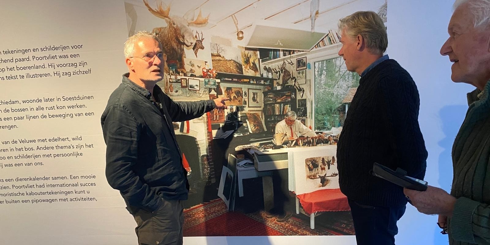 Foto: Tok Poortvliet bezoekt vader Rien