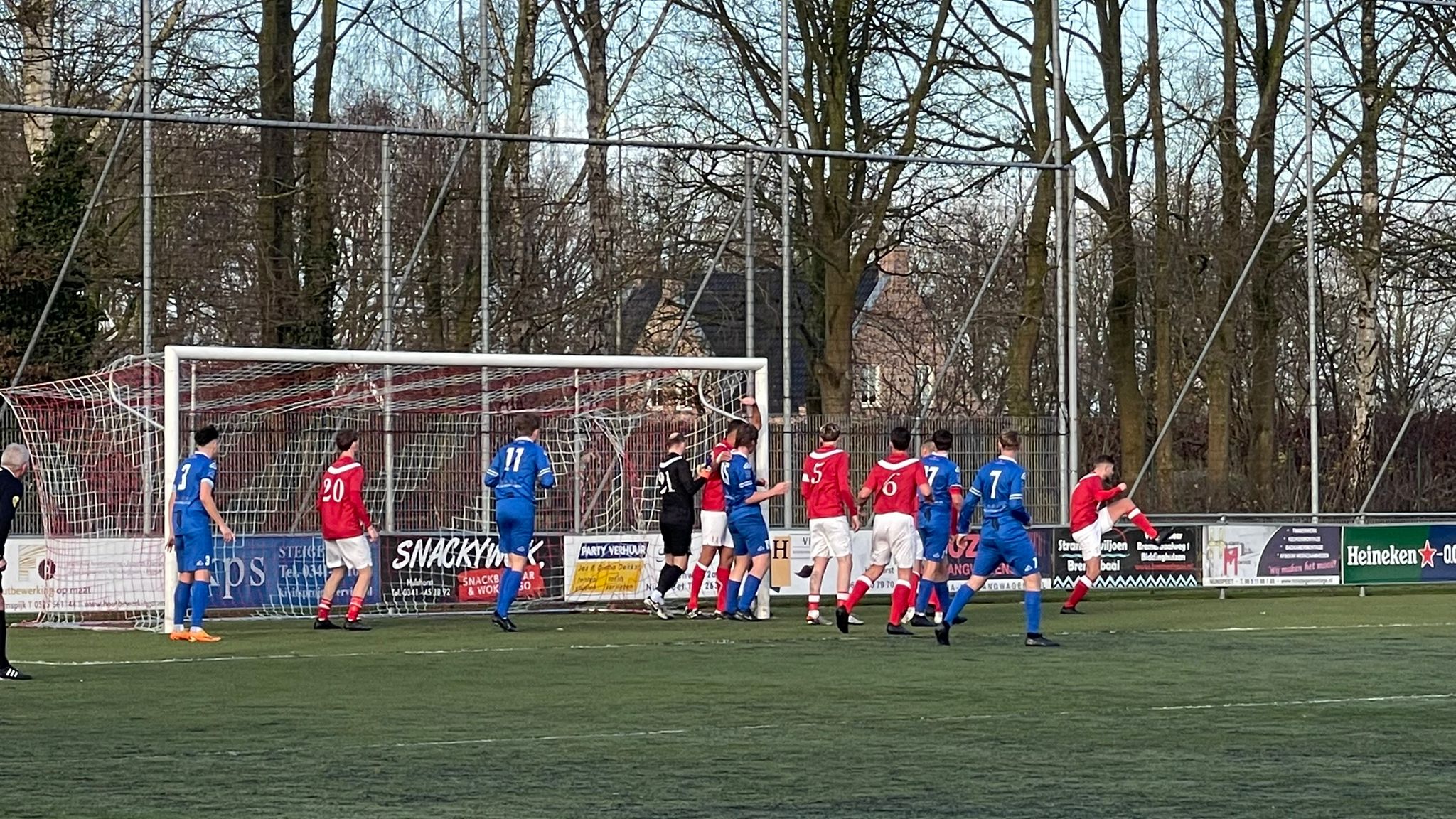 Foto: Gelijkspel voor Hulshorst tegen BAS