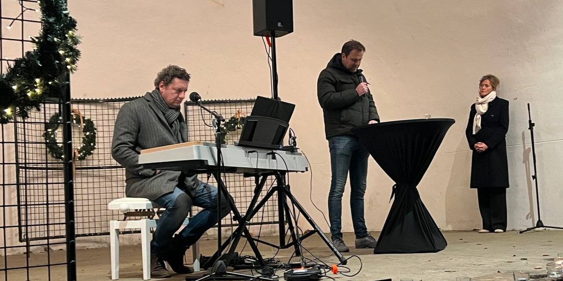 Foto: Veel belangstelling Wereldlichtjesdag Nunspeet 2024 