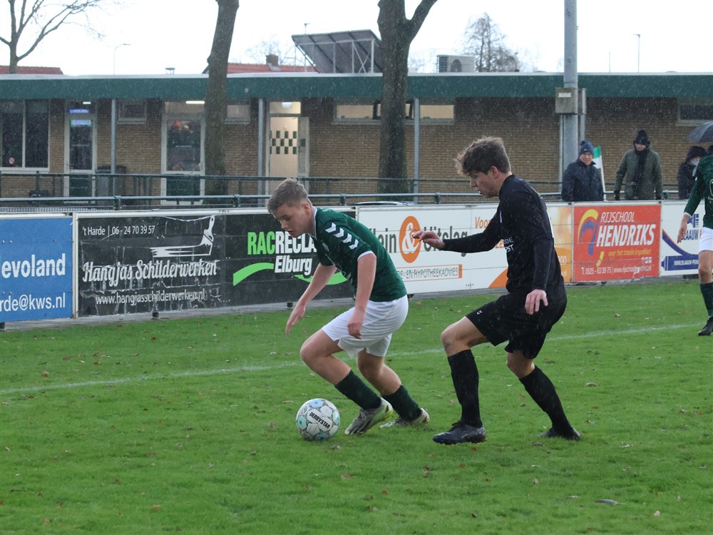 Foto: S.V. ’t Harde sluit 2024 af met een winstpartij