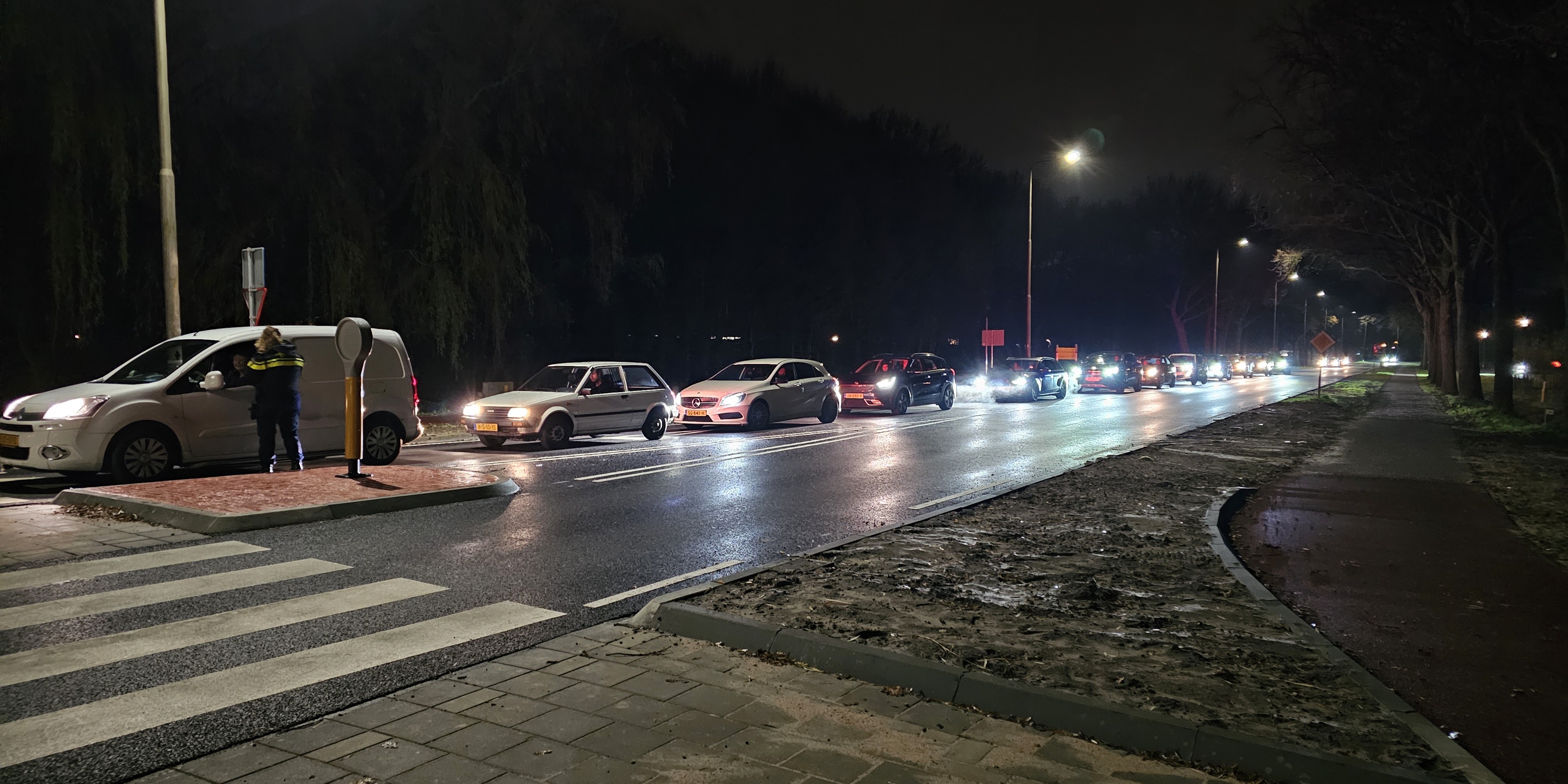 Foto: Politiecontrole Elburgerweg-Oenenburgweg Nunspeet
