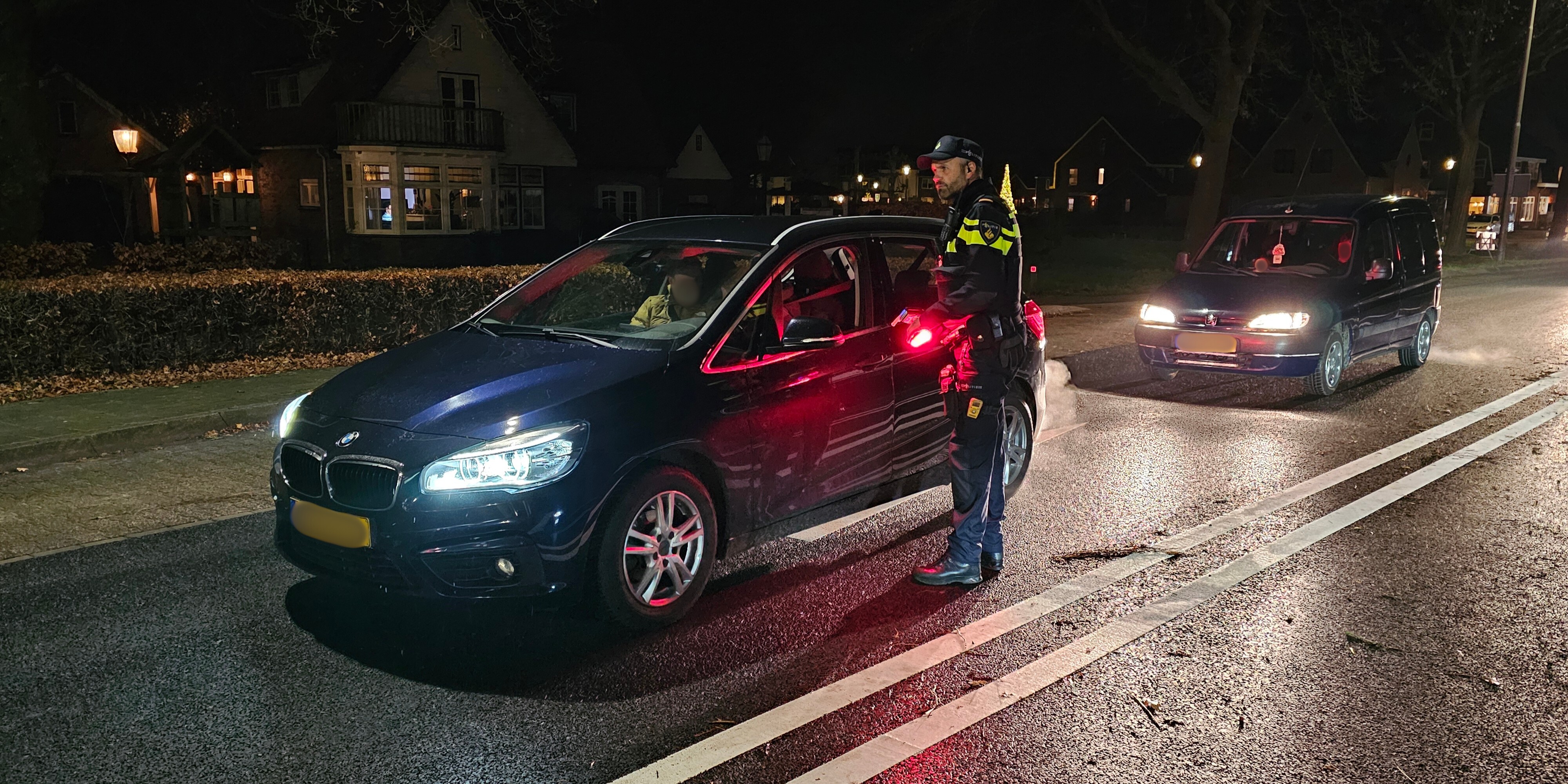 Foto: Politiecontrole Elburgerweg-Oenenburgweg Nunspeet