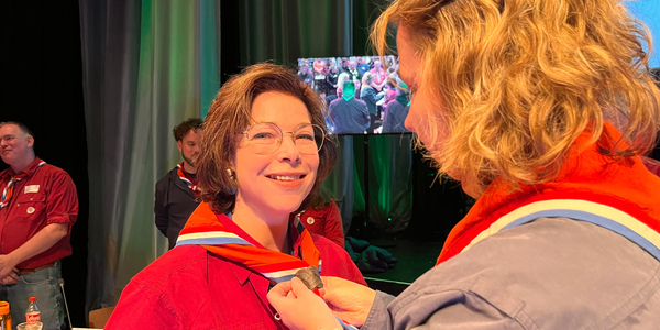 Foto: Céline Blom nieuwe voorzitter Scouting Nederland