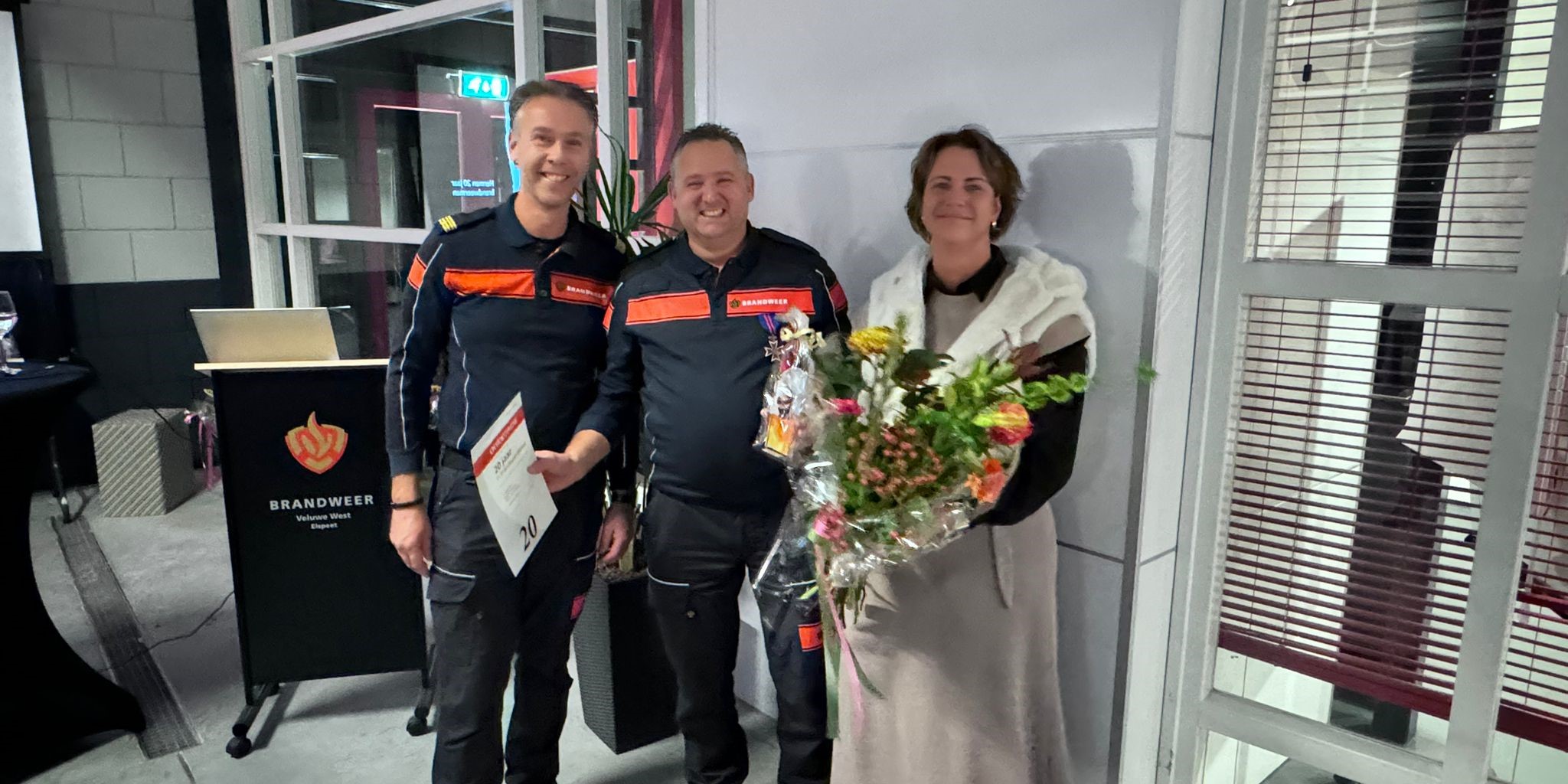 Foto: Amy Koetsier neemt na 40 jaar afscheid bij Brandweer Elspeet 