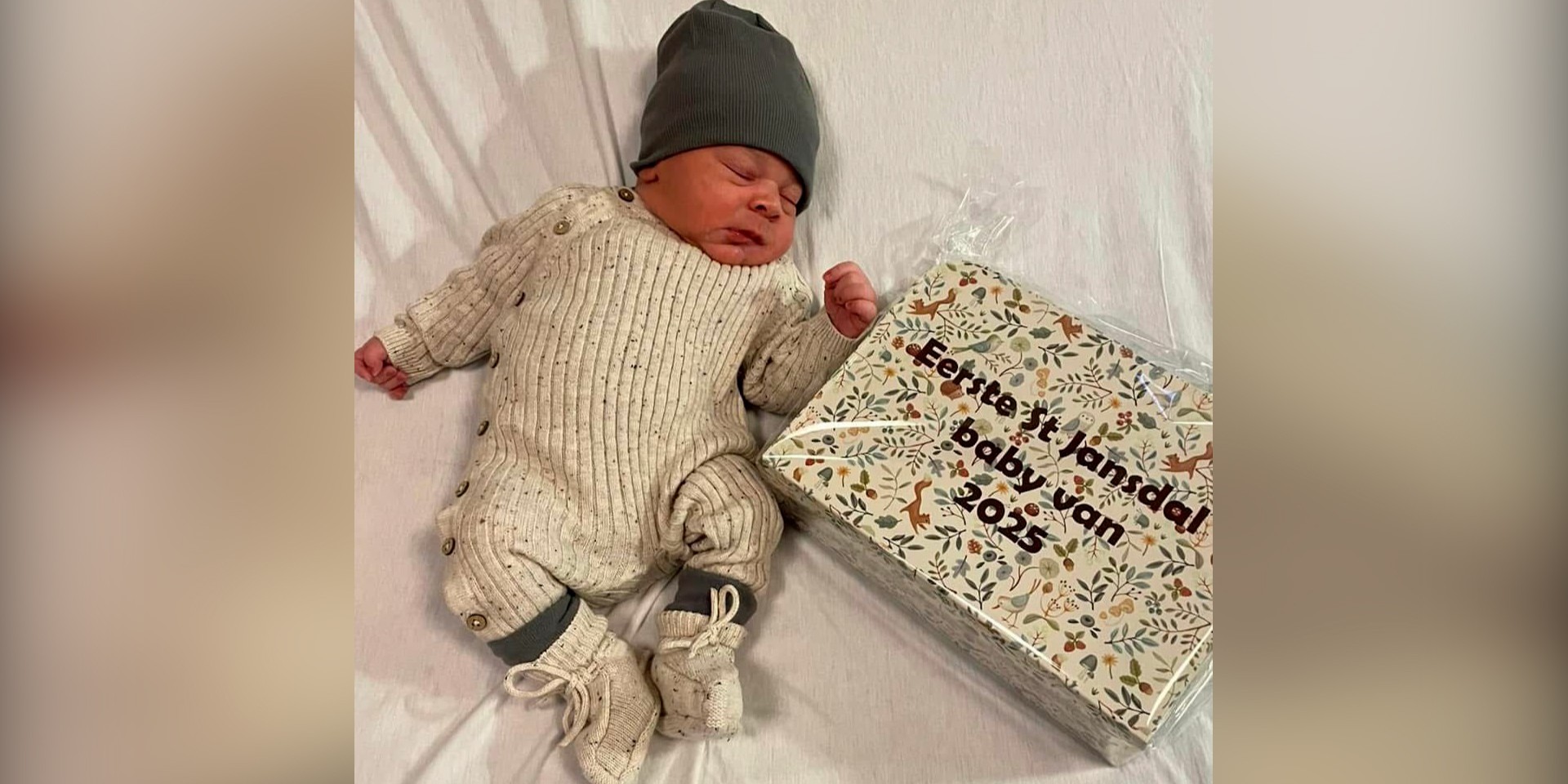 Foto: Eerste baby 2025 Sint Jansdal