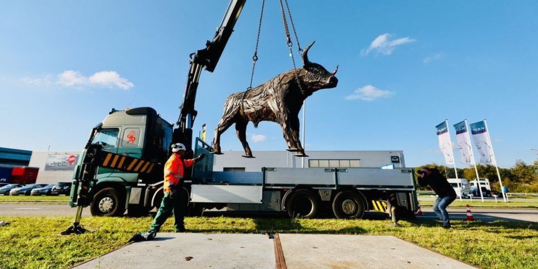 Foto: Mysterie opgelost: gestolen Gelderse beestenbende duikt op in Drenthe