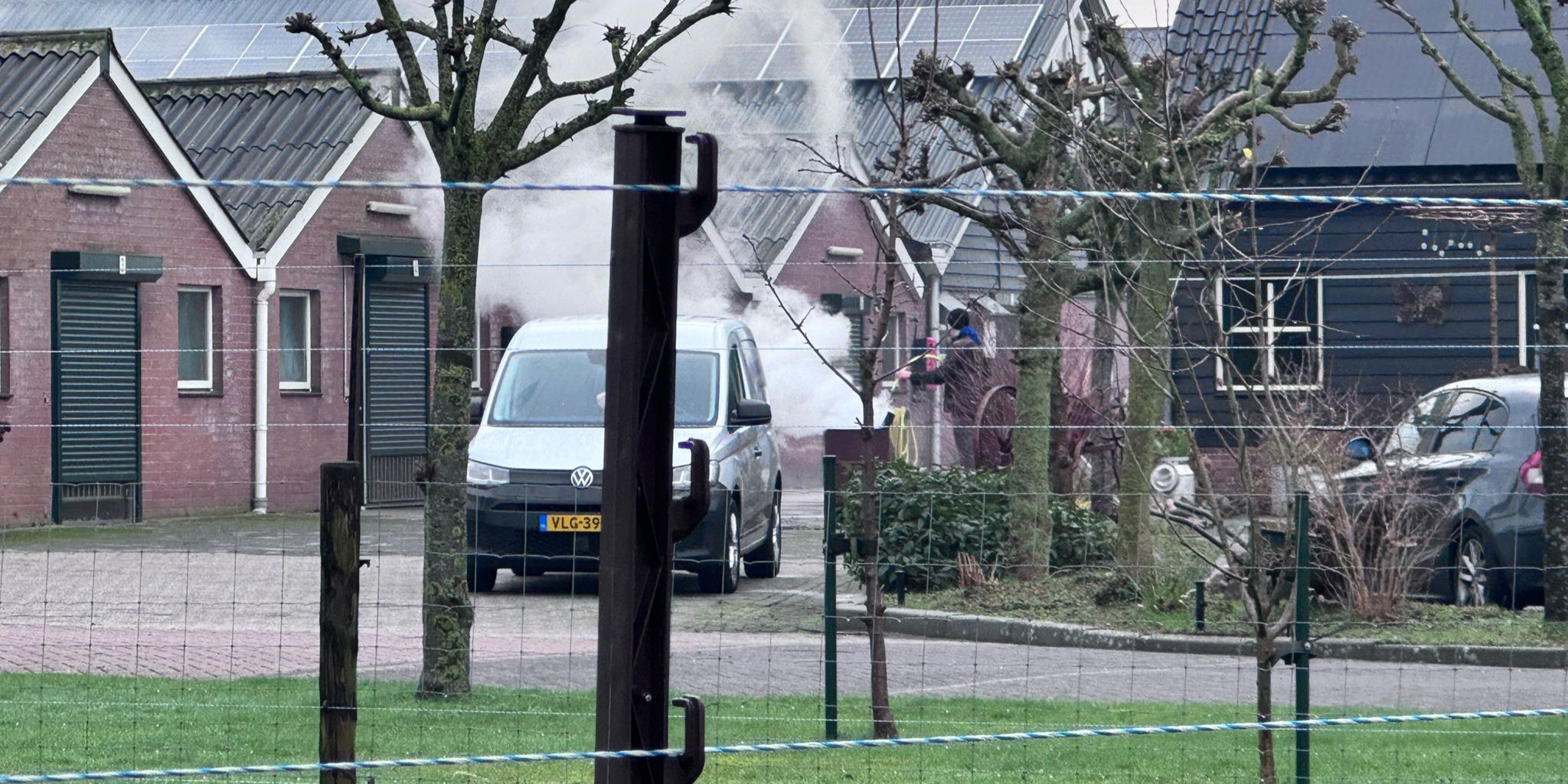 Foto: Uitruk voor agrarische brand blijkt rokende vuurton