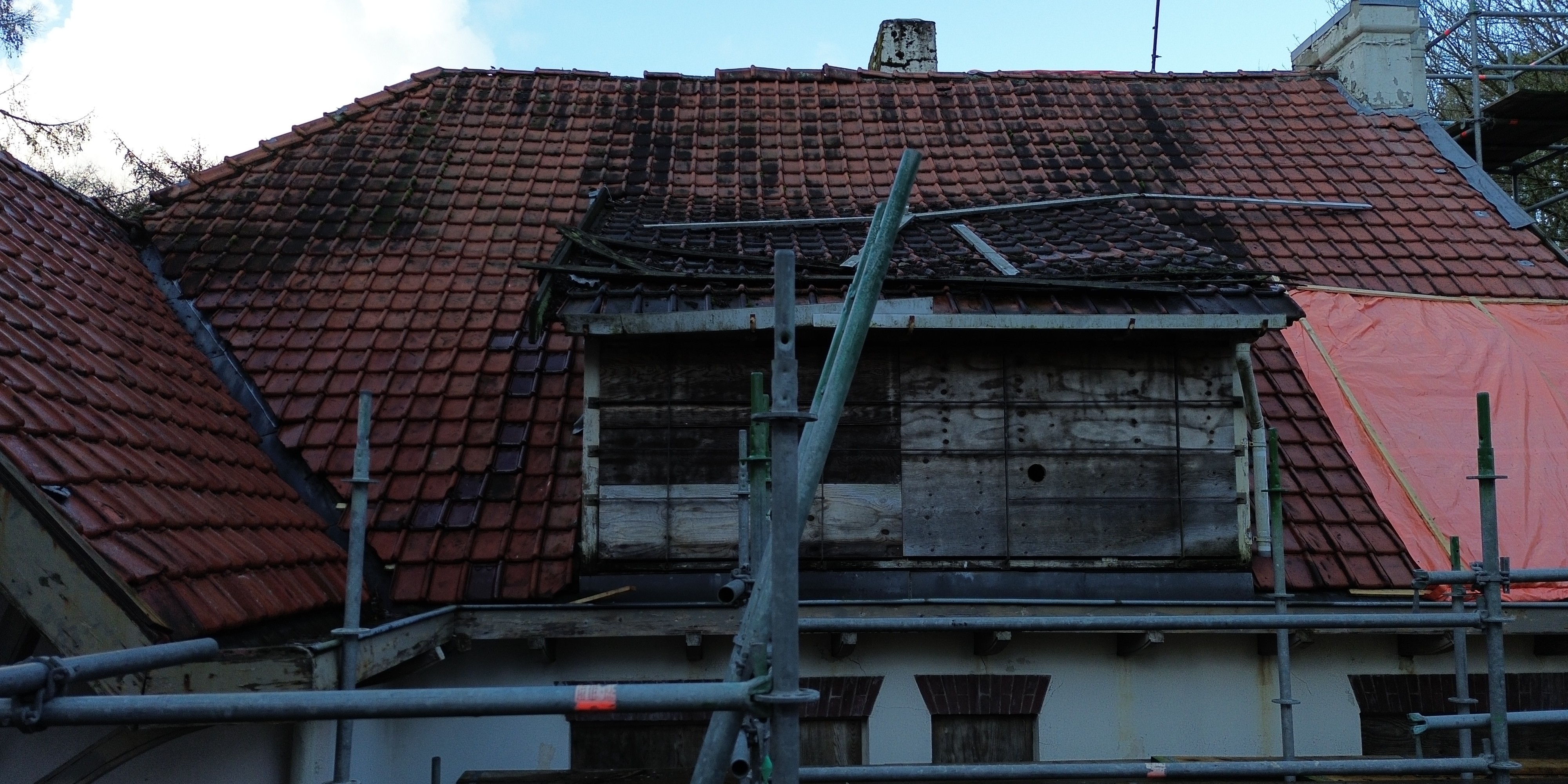 Foto: Villa Kraijenhorst: herstel vertraagd door beschermde vleermuizen