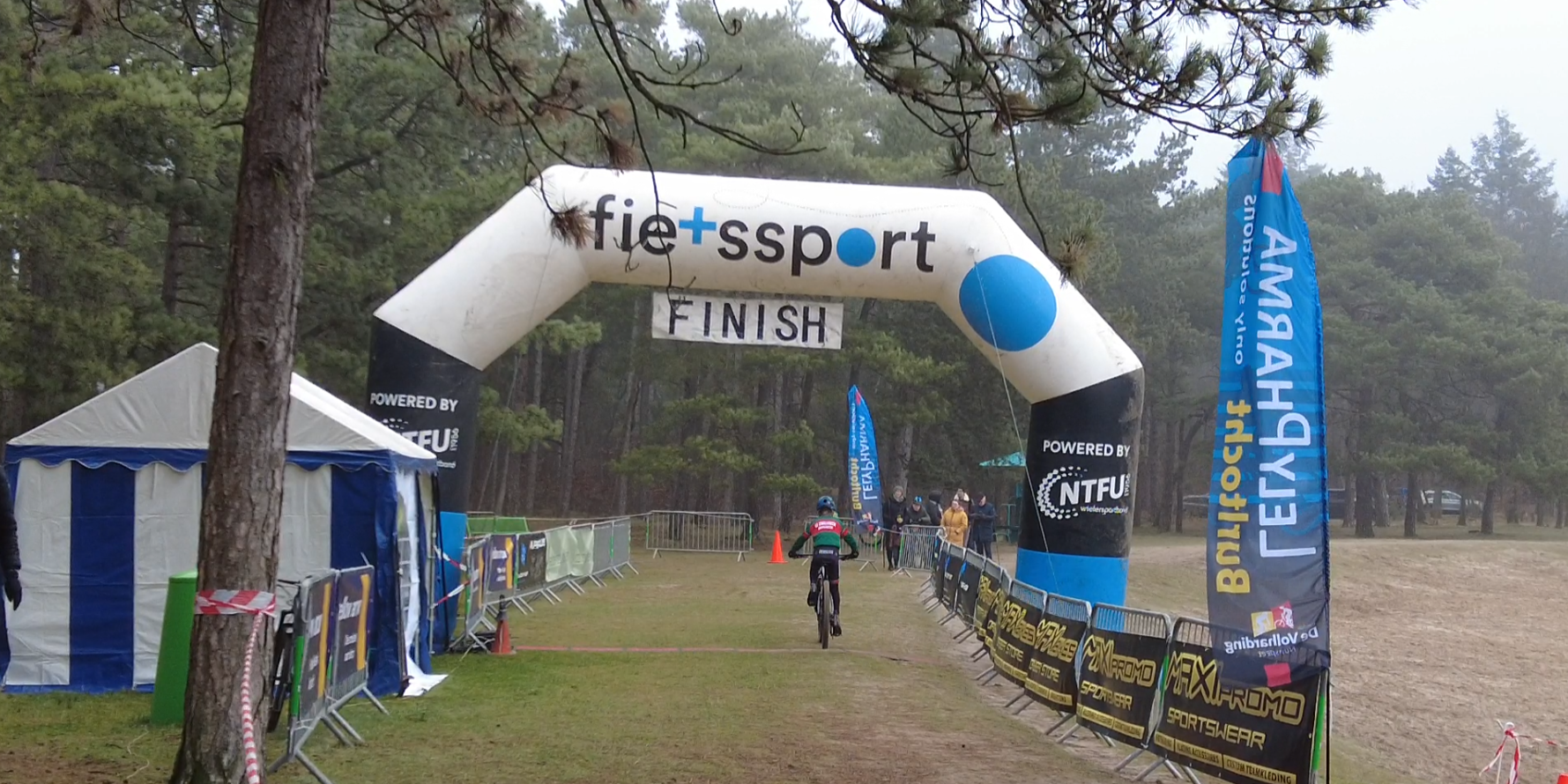 Foto: Zesde wedstrijd Veluwse MTB Wintercompetitie in Nunspeet