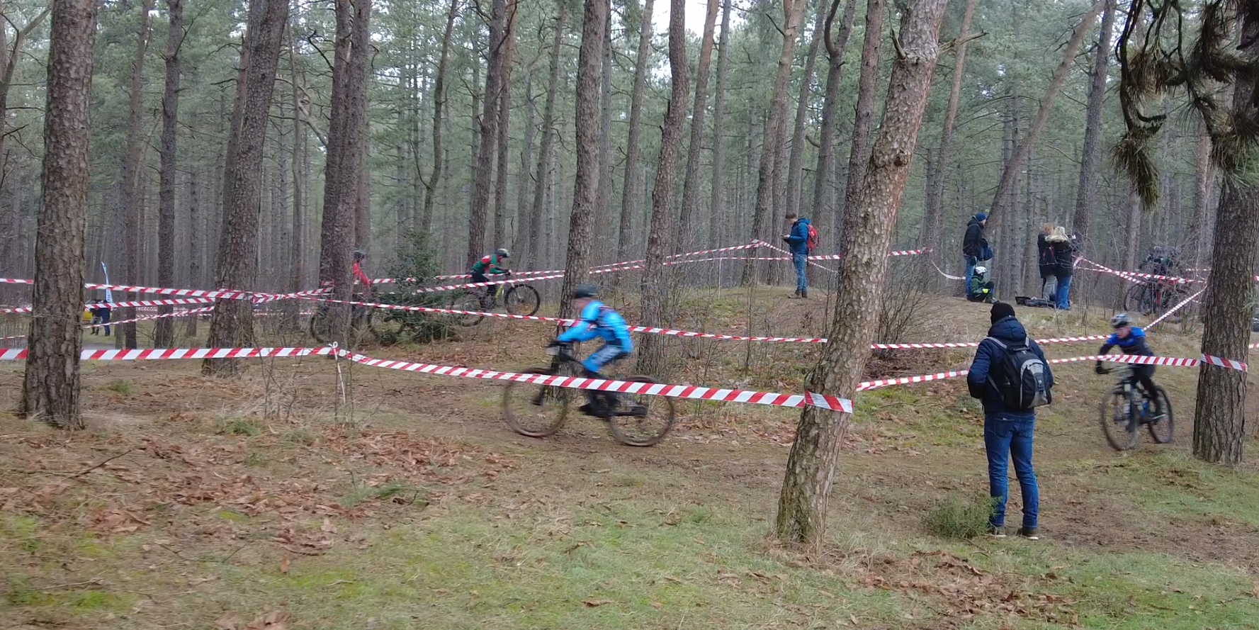 Foto: Zesde wedstrijd Veluwse MTB Wintercompetitie in Nunspeet