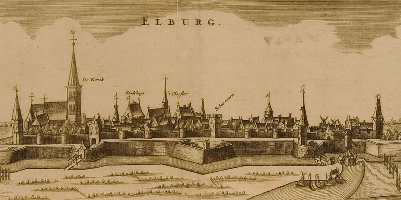 Foto: Hoe komt Elburg toch aan die kaarsrechte straten?