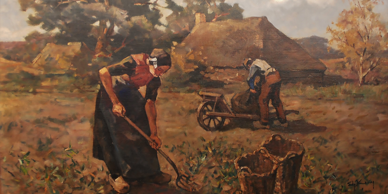 Foto: Gestolen schilderij keert na 47 jaar terug naar Nunspeet