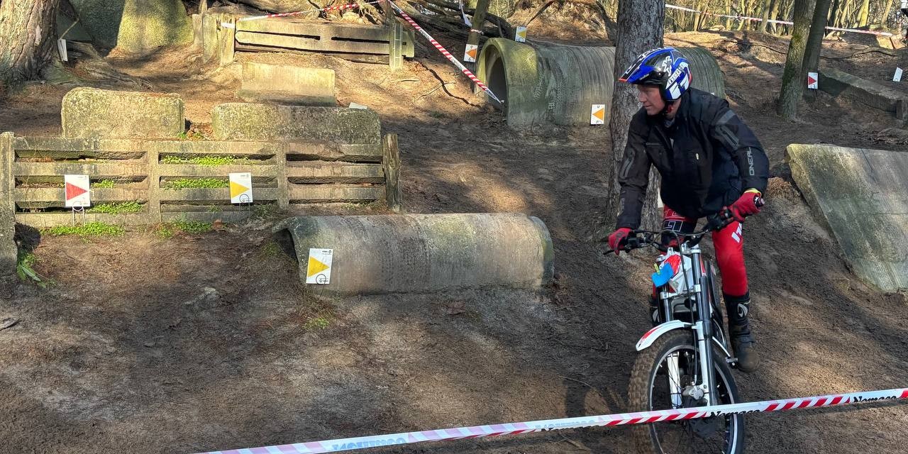 Foto: De Wintercup: een trialwedstrijd op nationaal niveau in Nunspeet 