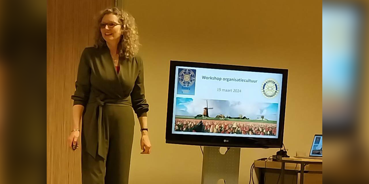 Foto: Open clubavond Rotaryclub Nunspeet 4Woods met presentatie over het communicatie DISC model