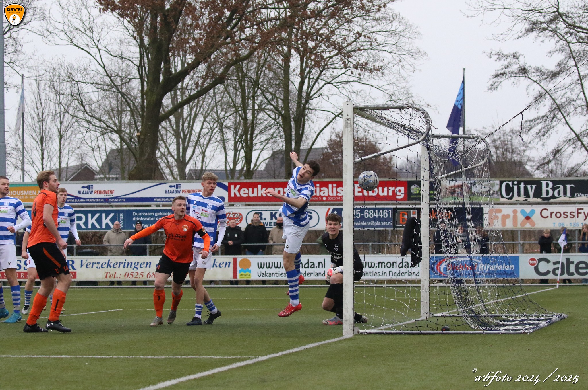 Foto: DSV weinig in te brengen in Elburg: 4 – 1 nederlaag