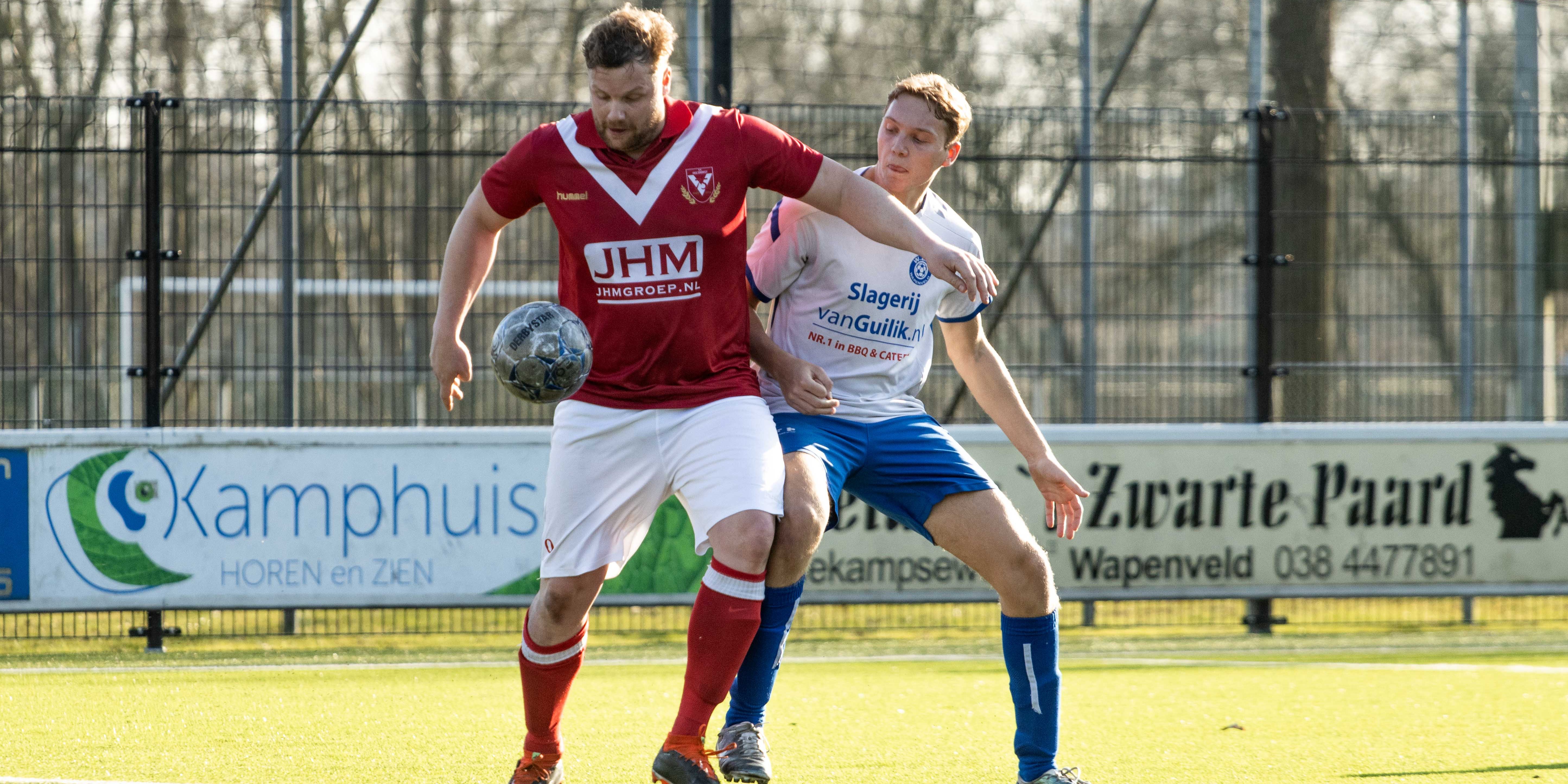 Foto: Verdienstelijk gelijkspel van Hulshorst in Wapenveld