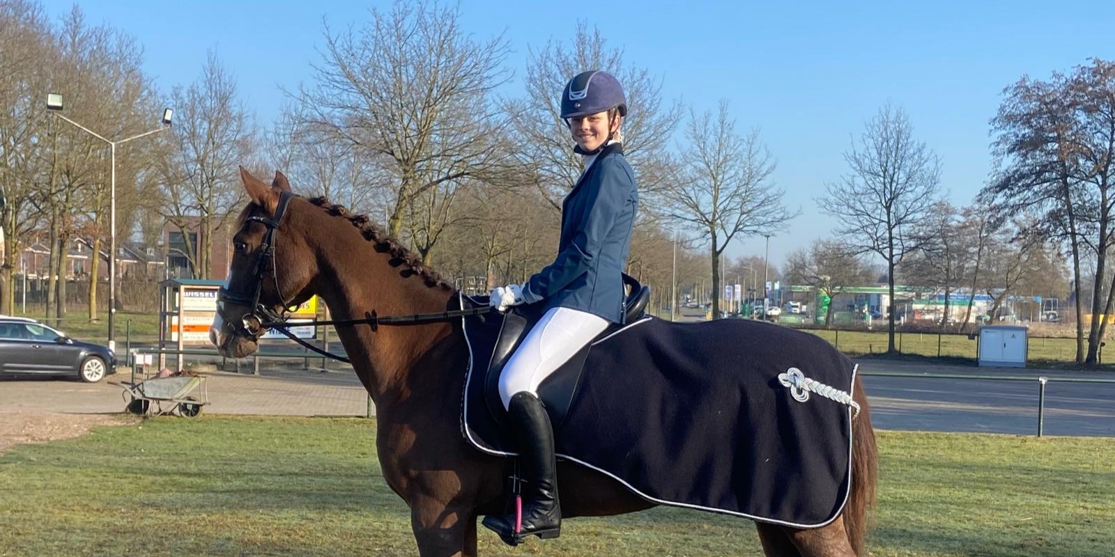 Foto: Sarah Vlijm succesvol tijdens 'De Zilveren Pony'