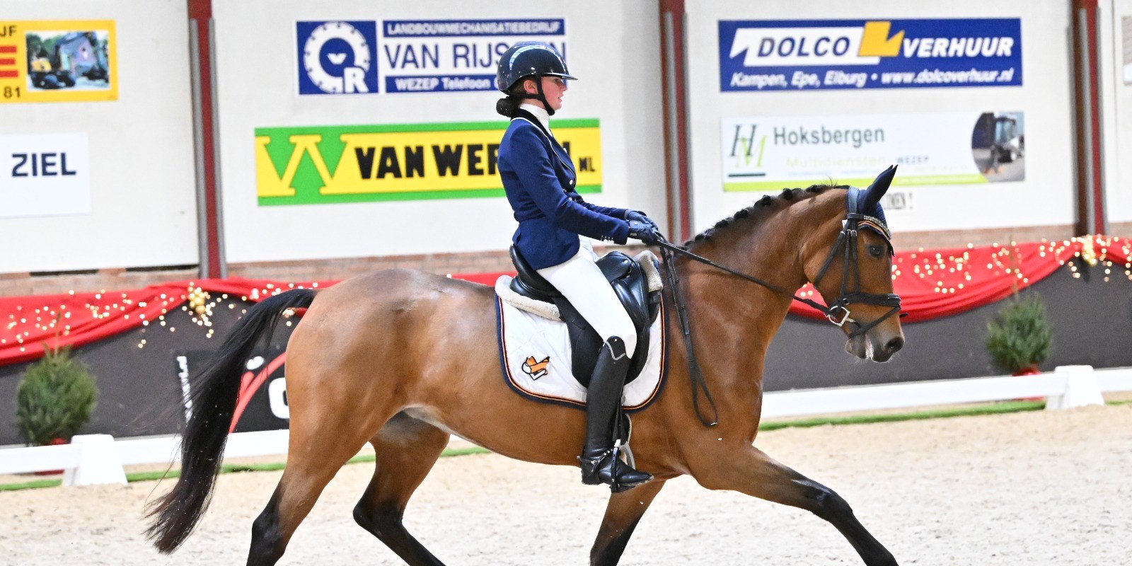 Foto: Sarah Vlijm succesvol tijdens 'De Zilveren Pony'