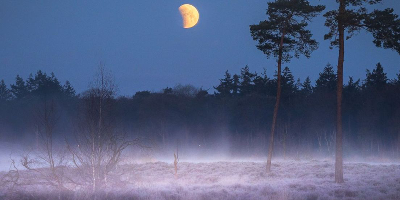 Foto: ZIEN | Maansverduistering boven Gelderland