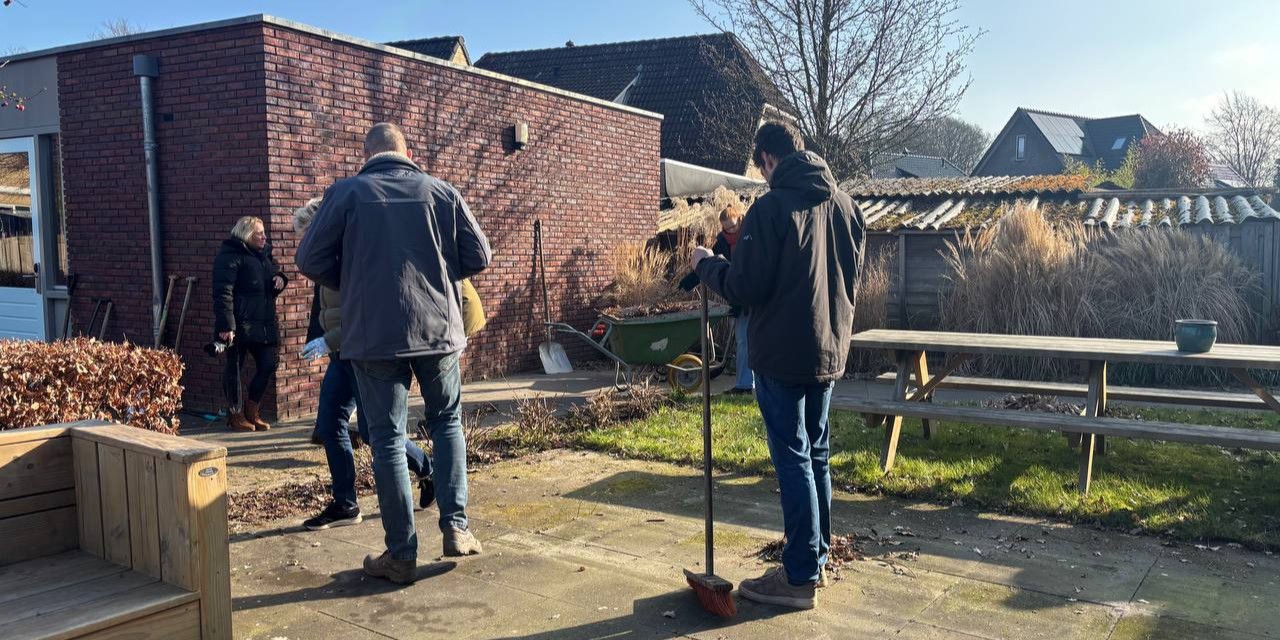 Foto: Zo zet Nunspeet zich in tijdens NLdoet