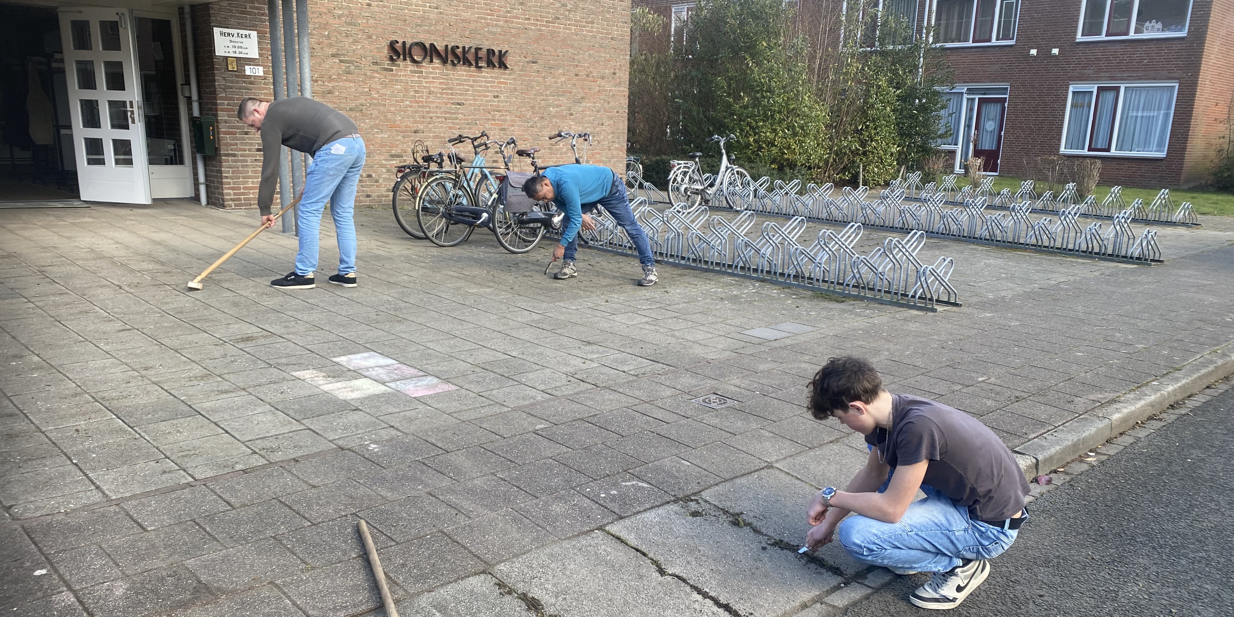 Foto: Zo zet Nunspeet zich in tijdens NLdoet