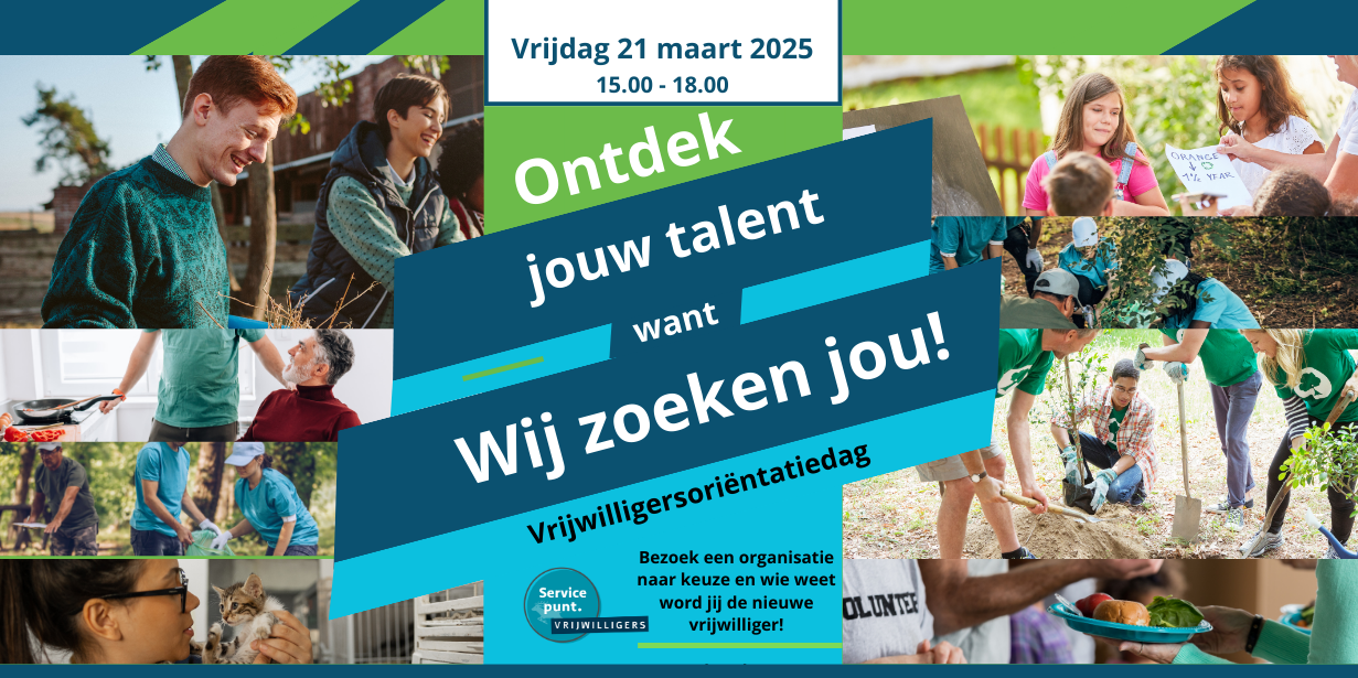 Foto: 'Wij zoeken jou!' vrijwilligers-oriëntatie-dag