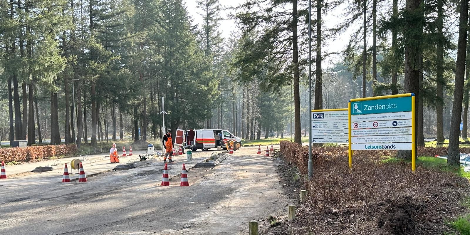 Foto: Werkzaamheden Zandenplas veroorzaken hinder