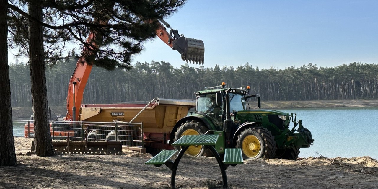 Foto: Werkzaamheden Zandenplas veroorzaken hinder