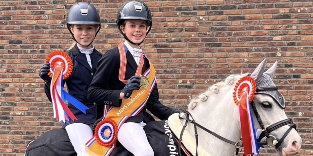 Foto: Amy Vos van Ponyclub Klein Maar Dapper Nederlands Kampioen