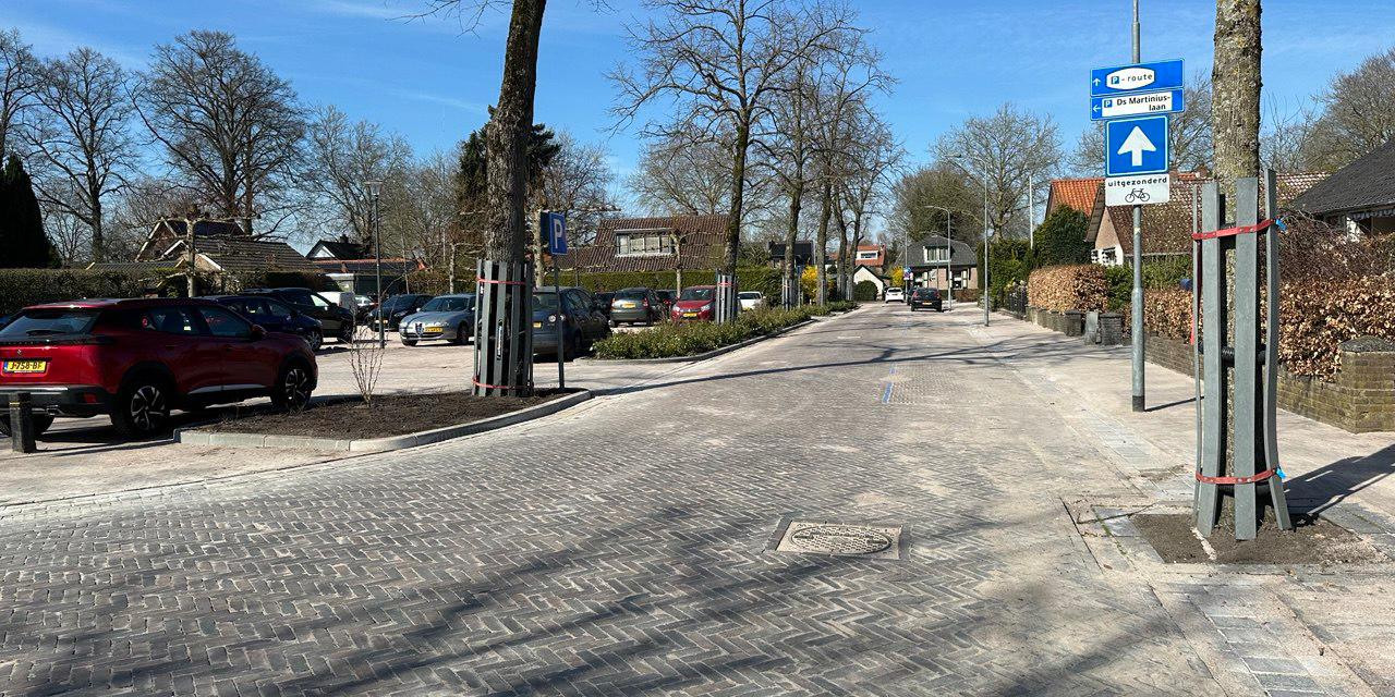 Foto: Ds. Martiniuslaan weer open voor verkeer