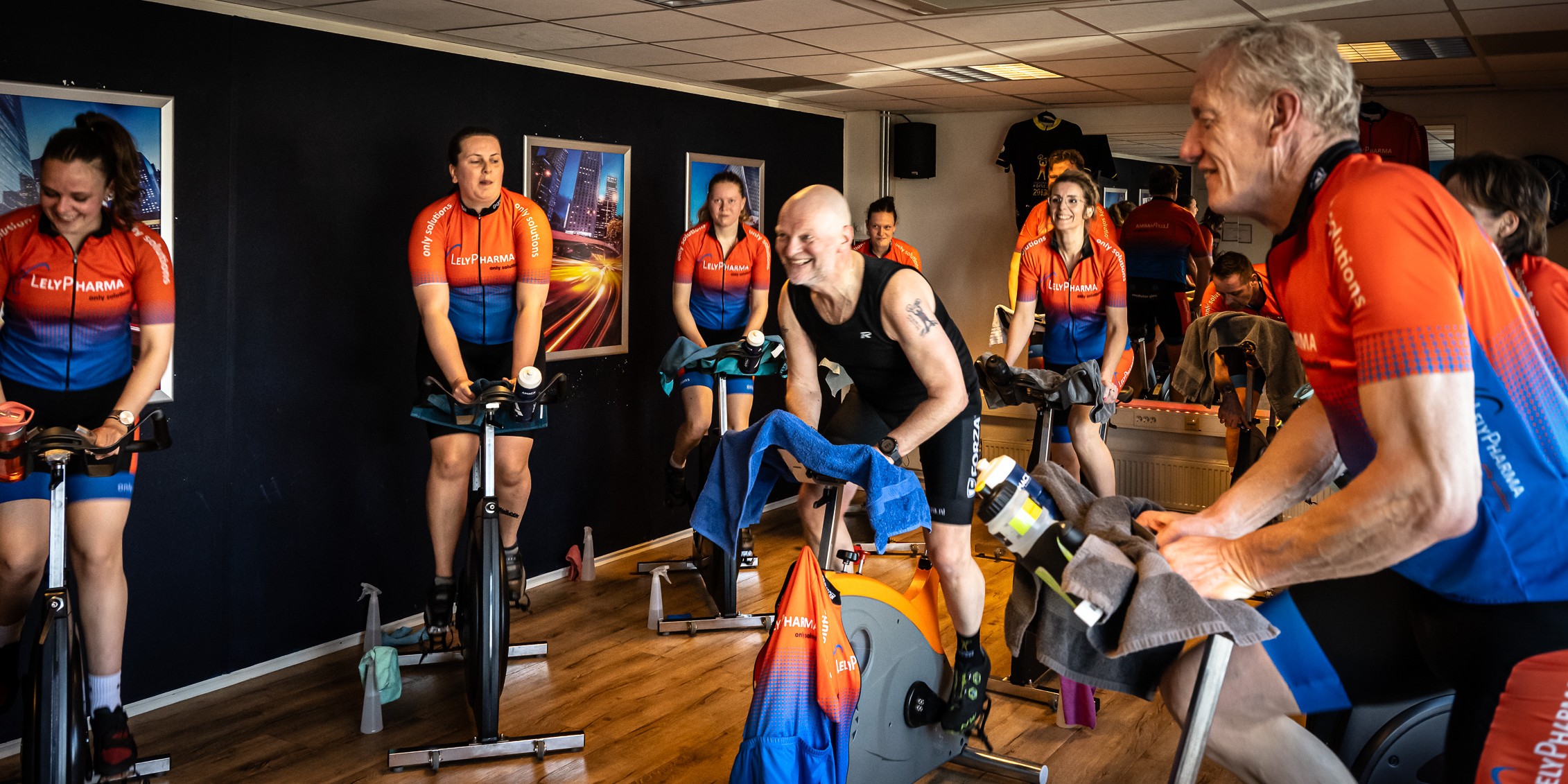 Foto: Succesvolle Spinning Marathon voor Duchenne Heroes