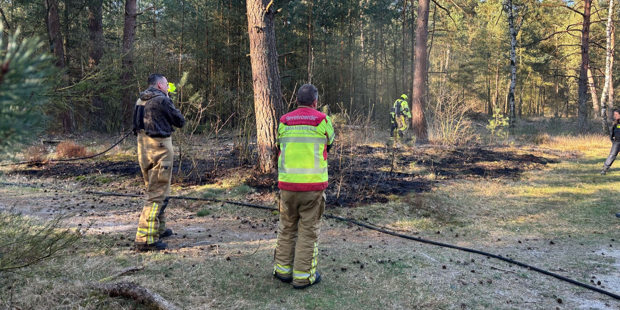 Foto: Brand aan Van Petersom Ramringweg Nunspeet