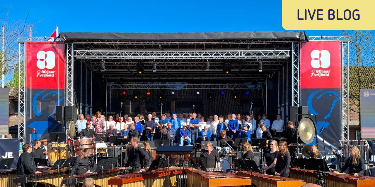Foto: LIVE BLOG: Bevrijdingsactiviteiten marktplein Nunspeet