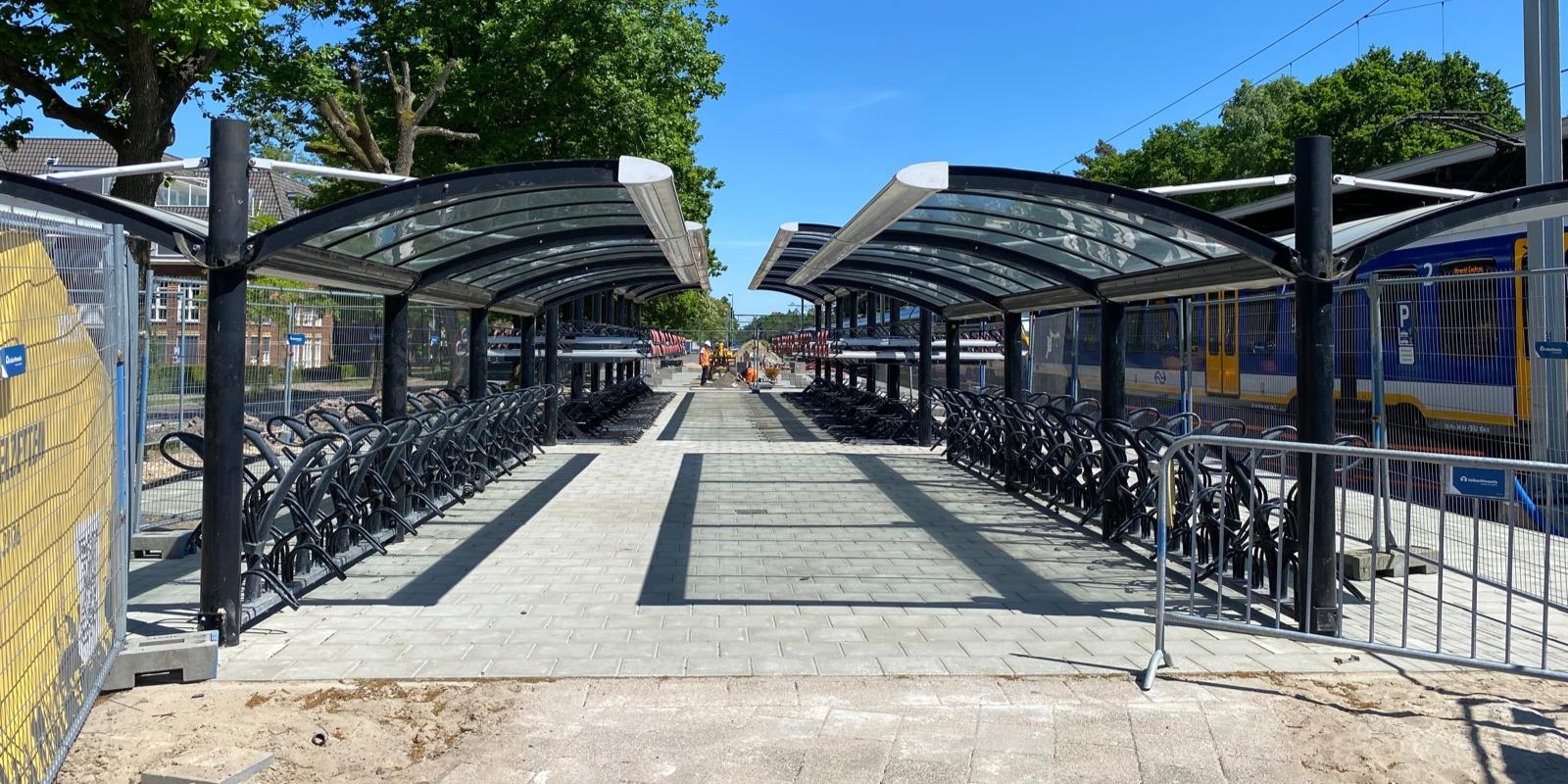 Foto: Eerste deel nieuwe fietsenstalling station in gebruik