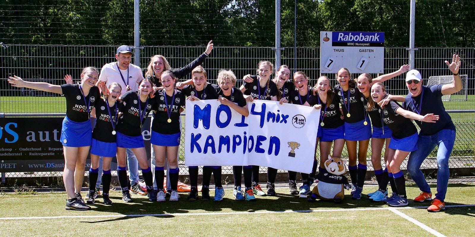 Foto: Mixed Hockeyclub team MO14-mix kampioen