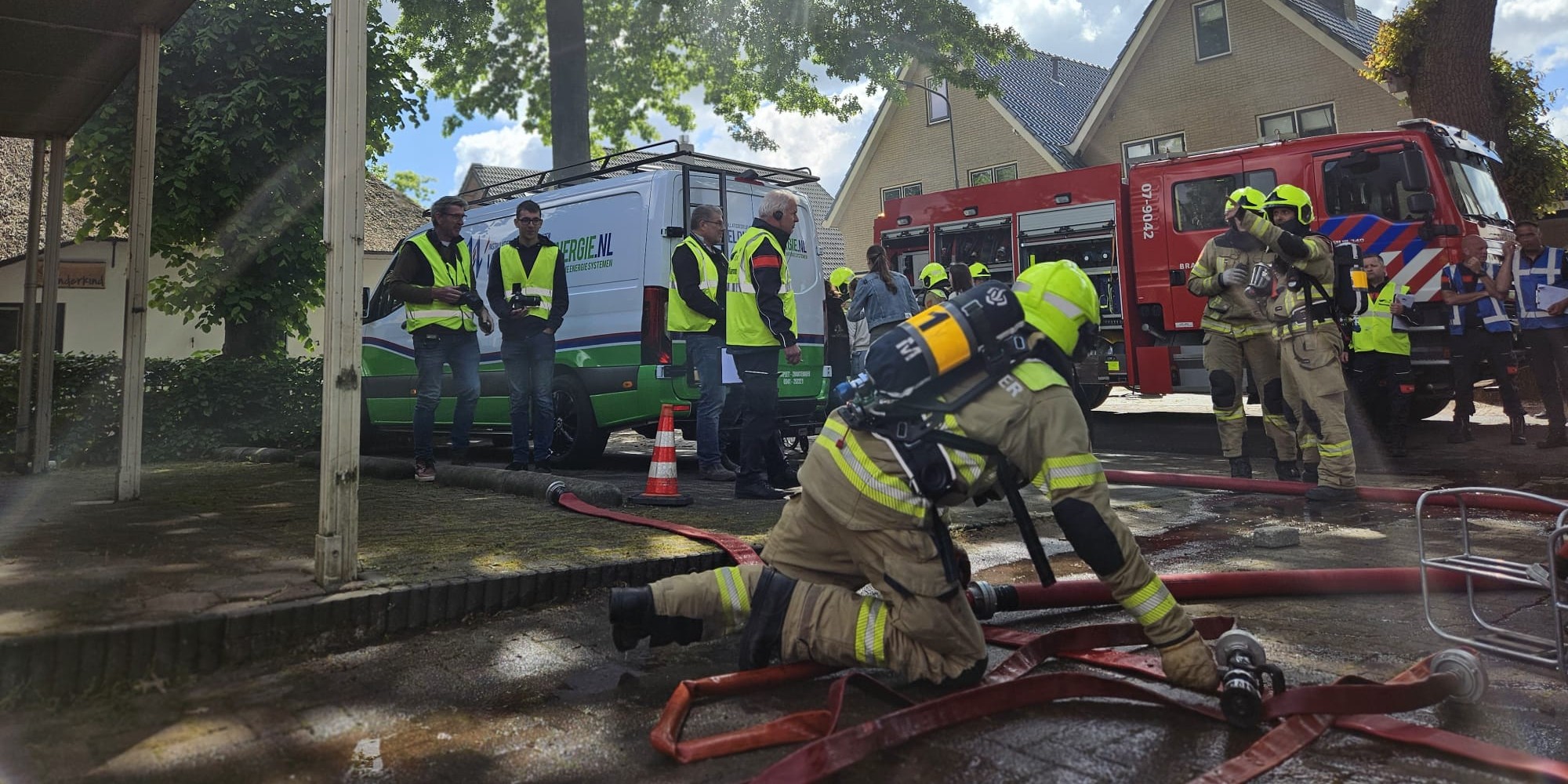 Foto: Brandweerpost Tjalleberd wint brandweerwedstrijd Elspeet