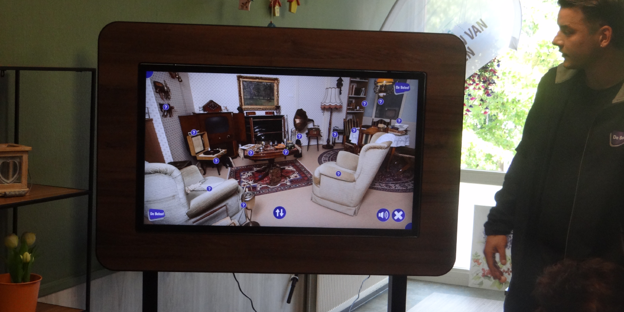 Foto: Bewoners Seewende ontvangen BeleefTV