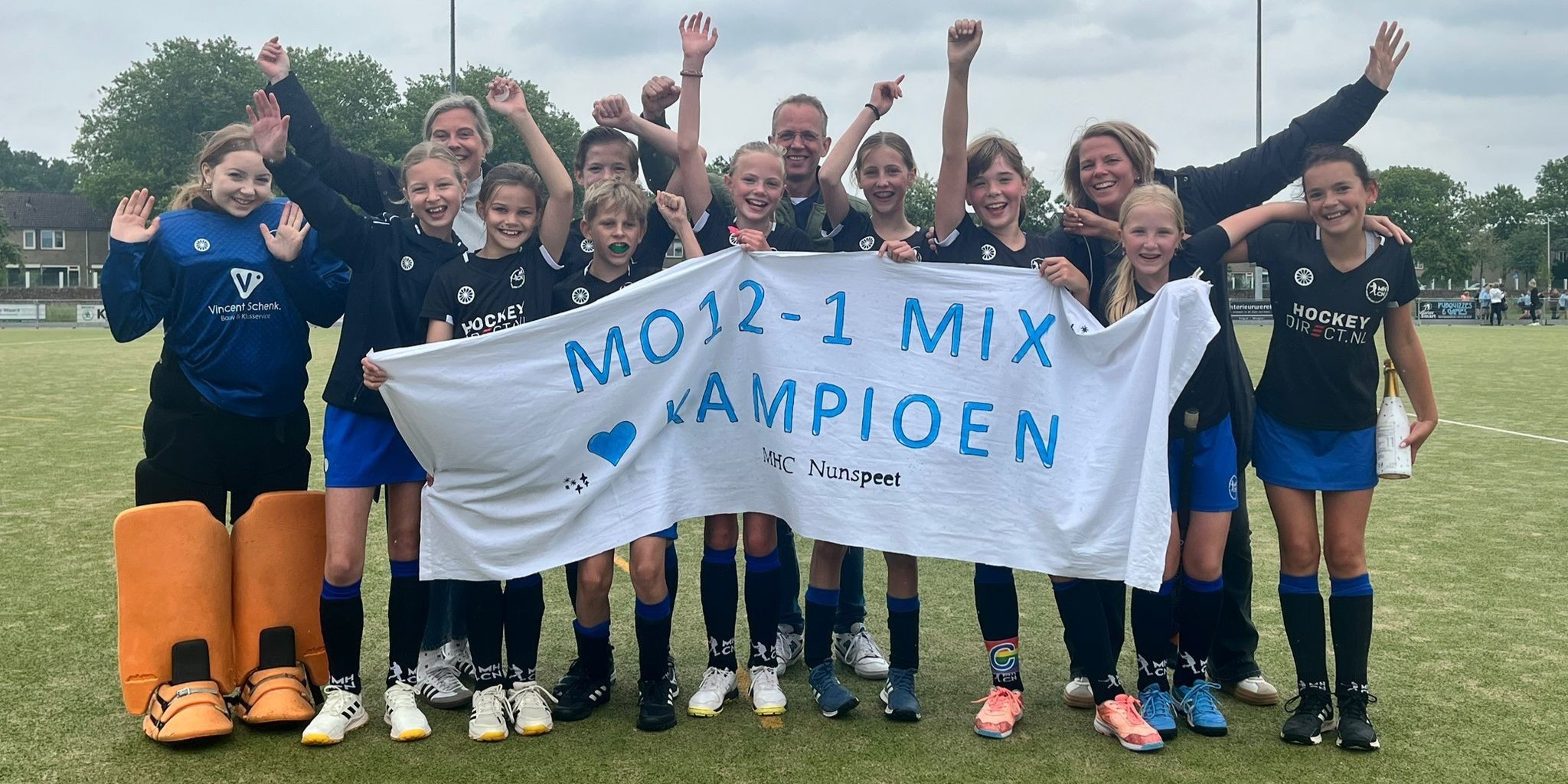 Foto: Ook MO12-mix kampioen bij MHC Nunspeet