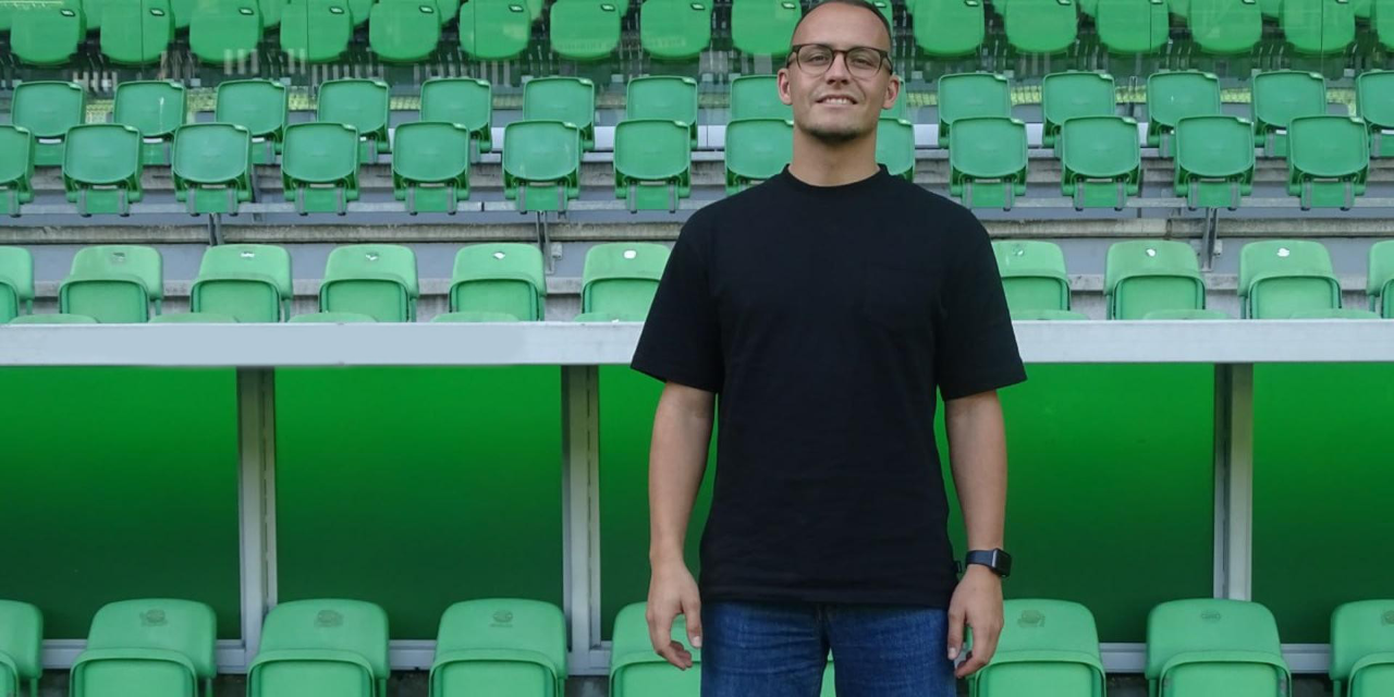 Foto: Simon Cageling nieuwe hoofdtrainer VVOG Harderwijk
