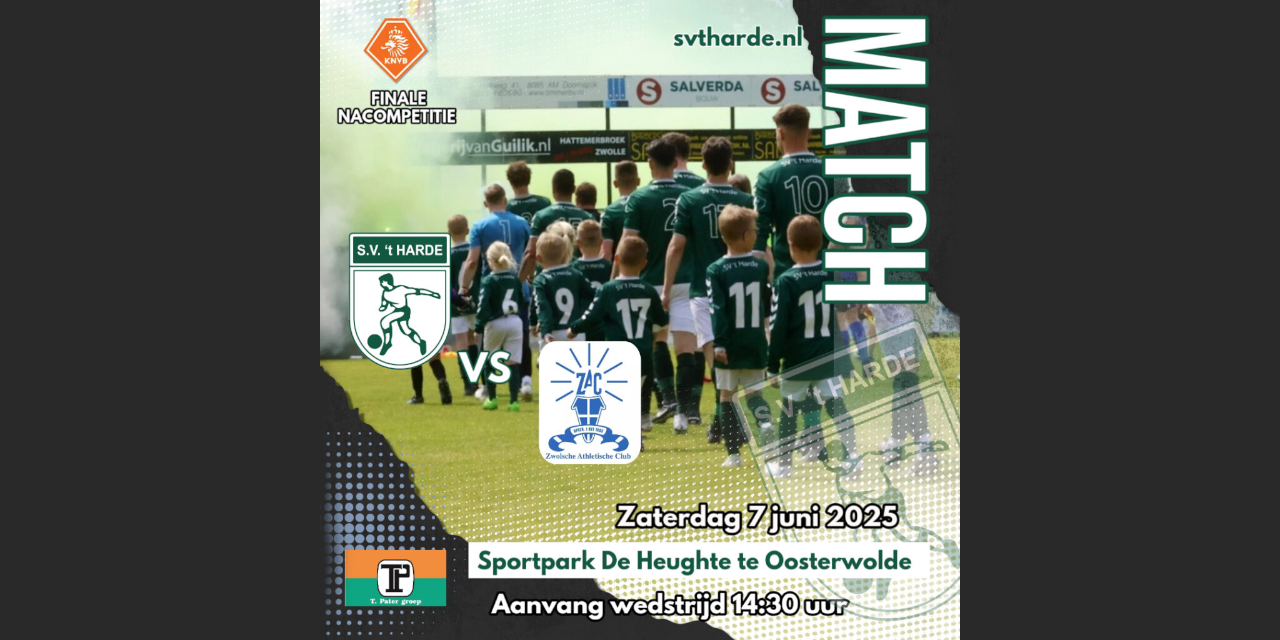 Foto: Promotiefinale S.V. ’t Harde – ZAC zaterdag 7 juni
