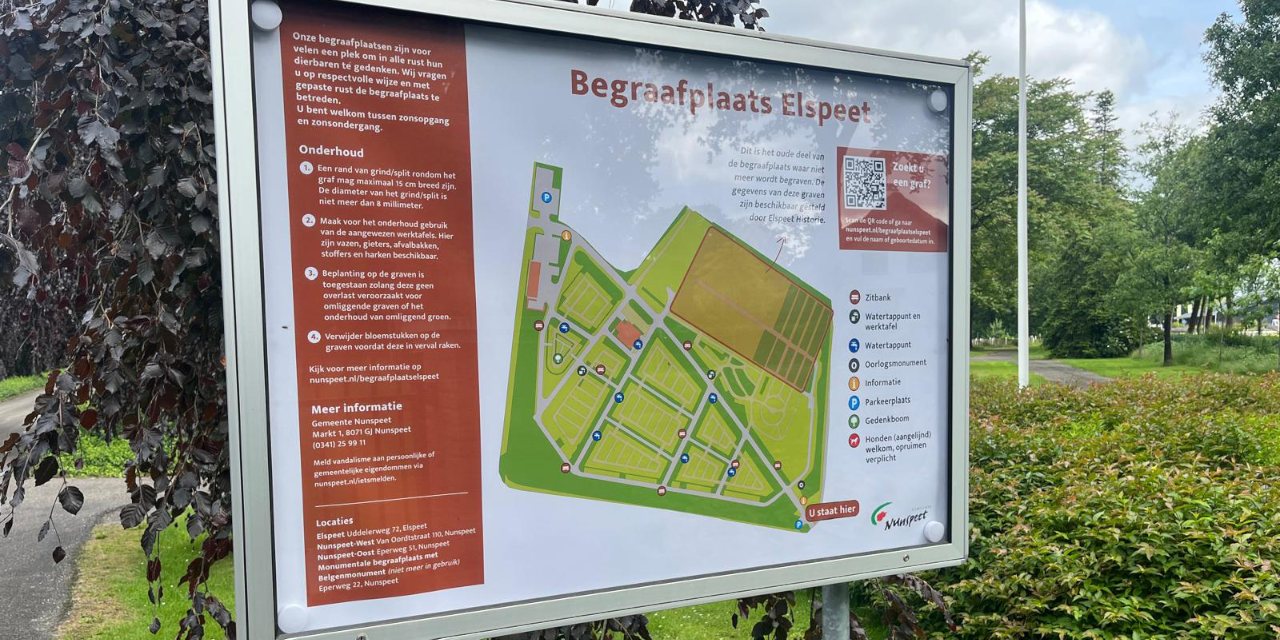 Foto: Graven begraafplaats Elspeet nu ook digitaal vindbaar